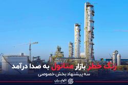 زنگ خطر بازار متانول به صدا درآمد