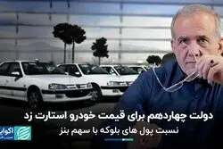 دولت چهاردهم برای قیمت خودرو استارت زد
