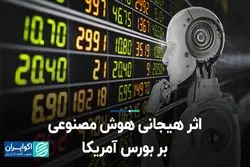 اثر هیجانی هوش مصنوعی بر بورس آمریکا