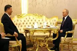 پوتین: روابط روسیه و چین عاملی ثبات‌بخش در دنیاست