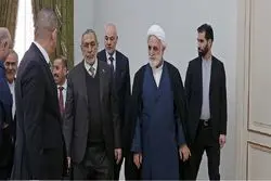 اعلام حمایت اژه‌ای از «محور مقاومت» در دیدار با رئیس پارلمان عراق