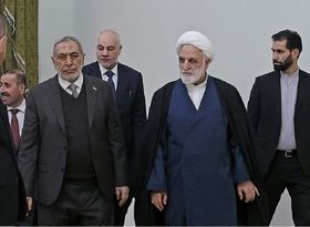 اعلام حمایت اژه‌ای از «محور مقاومت» در دیدار با رئیس پارلمان عراق
