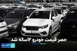 حصر قیمت خودرو 12ساله شد