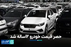 حصر قیمت خودرو 12ساله شد