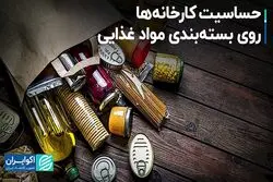 حساسیت کارخانه‌ها روی بسته‌بندی مواد غذایی