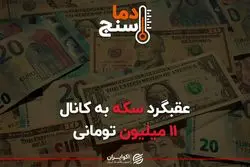عقبگرد سکه به کانال ۱۱ میلیون تومانی