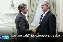 اهمیت سفر گروسی برای آینده برنامه هسته‌ای