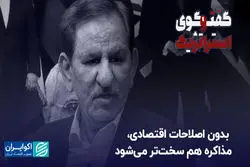 گفت‌وگوی استراتژیک | اسحاق جهانگیری: بدون اصلاحات اقتصادی، مذاکره هم سخت‌تر می‌شود