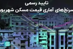 تایید رسمی سرنخ‌های آماری قیمت مسکن شهریور