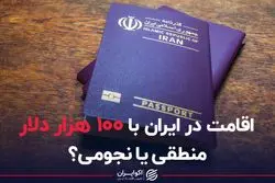 اقامت ۱۰۰ هزار دلاری در ایران ارزان است یا نجومی؟