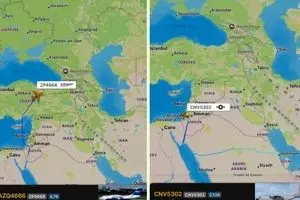 تردد هواپیماهای باری نظامی/ ماجرا چیست؟