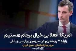 آمریکا: فعلا بی‌خیال برجام هستیم