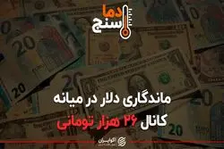 ماندگاری دلار در میانه کانال ۲۶ هزار تومانی