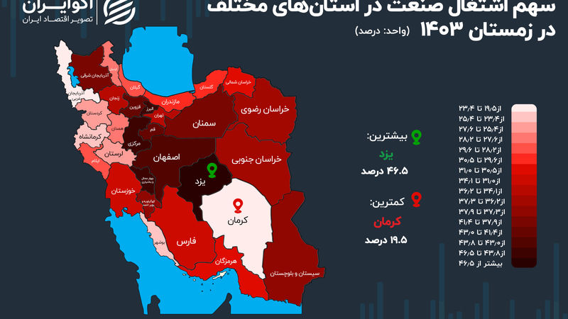 نقشه صنعت ایران؛ قطب صنعتی کدام استان است؟
