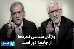 واژگان سیاسی نامزدها از جامعه دور است