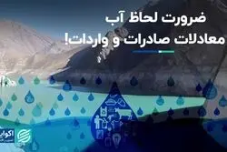 ضرورت محاسبه آب در صادرات و واردات کشور