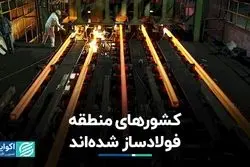 کشورهای منطقه فولادساز شده‌اند