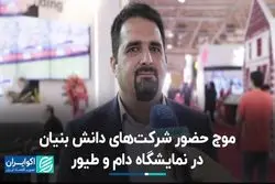 موج حضور شرکت‌های دانش بنیان در نمایشگاه دام و طیور