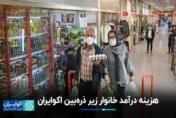 هزینه درآمد خانوار زیر ذره‌بین اکوایران