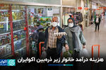 هزینه درآمد خانوار زیر ذره‌بین اکوایران
