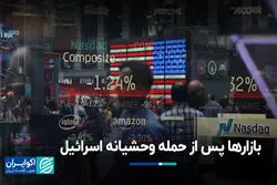 بازارها پس از حمله تروریستی اسرائیل به ایران