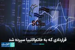 قراردادی که به خاتم‌الانبیا سپرده شد