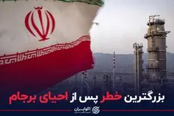 بزرگترین خطر پس از احیای برجام