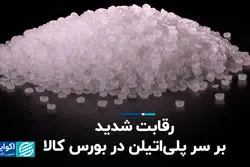 رقابت شدید بر سر پلی‌اتیلن در بورس کالا