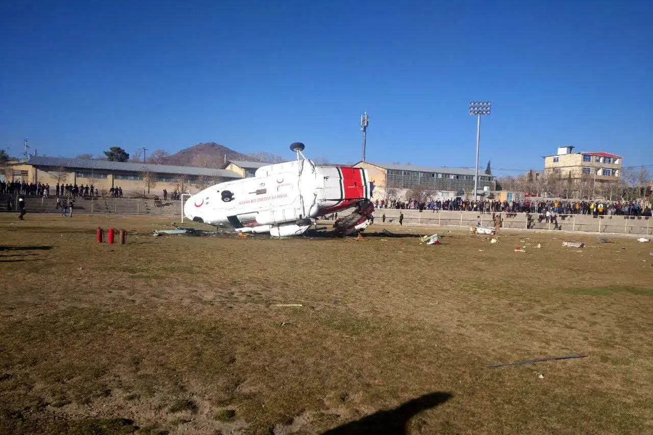 جزئیات سقوط بالگرد وزیر ورزش: مشاور وزیر جان باخت، وزیر خونریزی مغزی کرد + فیلم و عکس