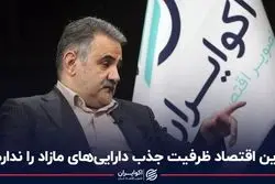 این اقتصاد ظرفیت جذب دارایی‌های مازاد را ندارد