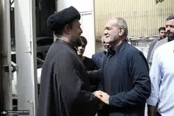 دیدار رئیس جمهور با آیت الله سید حسن خمینی+ عکس