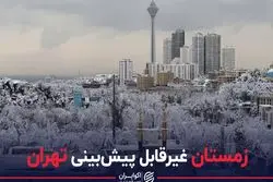 زمستان غیرقابل پیش‌بینی تهران