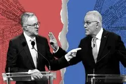 سقوط یک بولدوزر: رونمایی از ترامپ و بایدن استرالیا