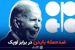 ضدحمله بایدن در برابر اوپک