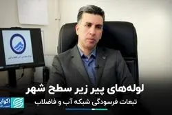 فرسودگی شبکه آب و فاضلاب، تهدید قدیمی بافت شهری تهران