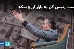 ایست رئیس کل به بازار ارز و سکه 