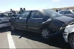 تصادف زنجیره‌ای در بزرگراه امام رضا  

