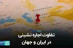 تفاوت اجاره‌نشینی در ایران و جهان