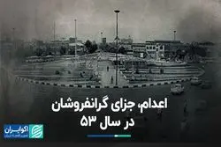 سفر در زمان/ اعدام، جزای گرانفروشان در سال 53