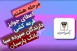 جوایز هشتمین دوره قرعه‌کشی سپرده سبای باشگاه مشتریان بانک پارسیان اهدا شد