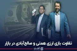 تفاوت بازی ارزی همتی و صالح‌آبادی در بازار