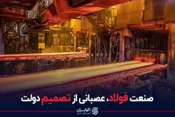 صنعت فولاد، عصبانی از تصمیم دولت