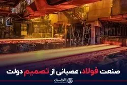 صنعت فولاد، عصبانی از تصمیم دولت