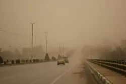 کاهش کیفیت هوا با ورود گرد و خاک به نوار غربی کشور