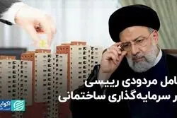 عامل مردودی رییسی در سرمایه گذاری ساختمانی