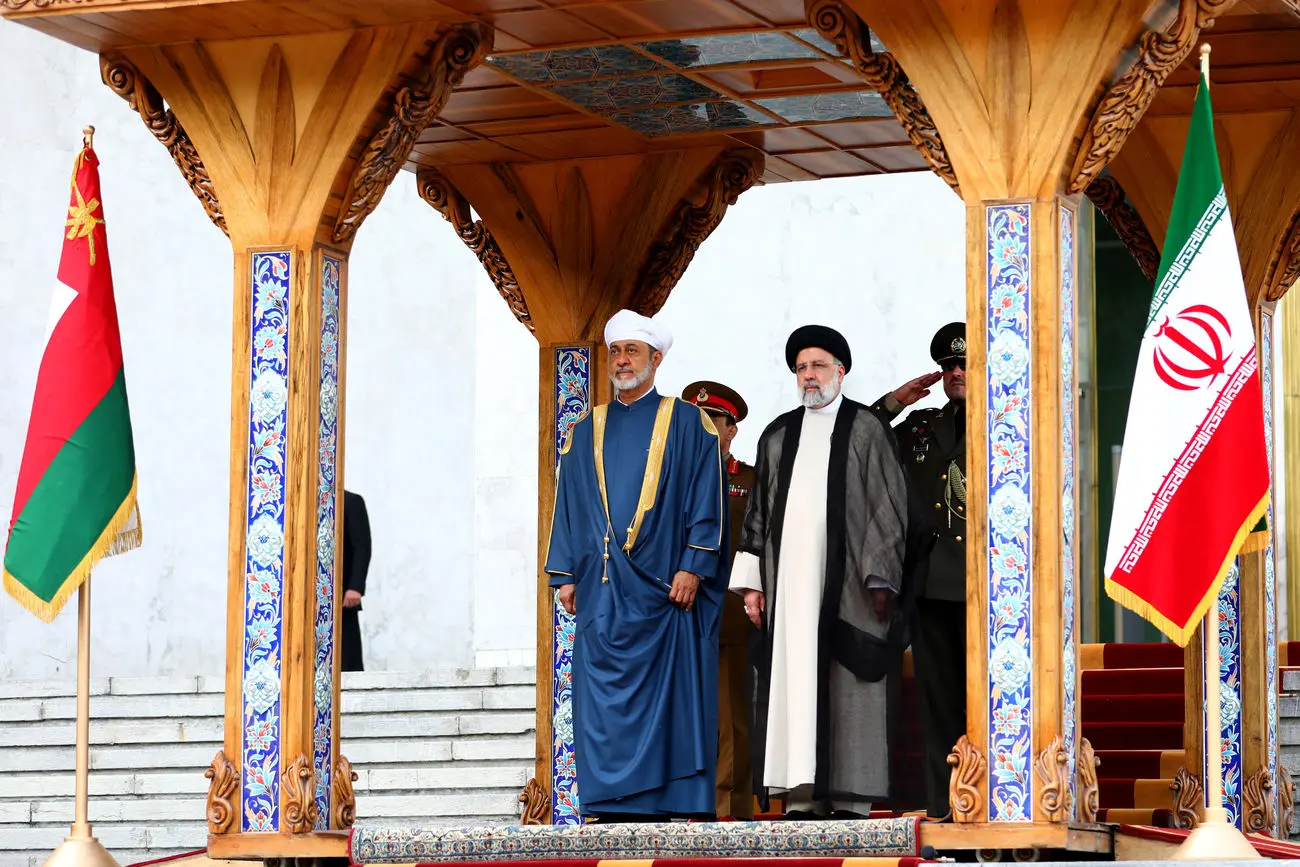 سلطان عمان وارد تهران شد