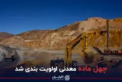 اولویت بندی ۴۰ ماده معدنی