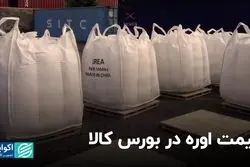 قیمت اوره در بورس کالا