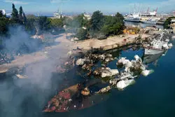 انفجار مهیب در بندر لاذقیه سوریه