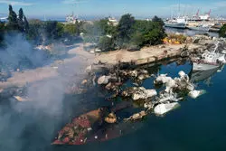 انفجار مهیب در بندر لاذقیه سوریه